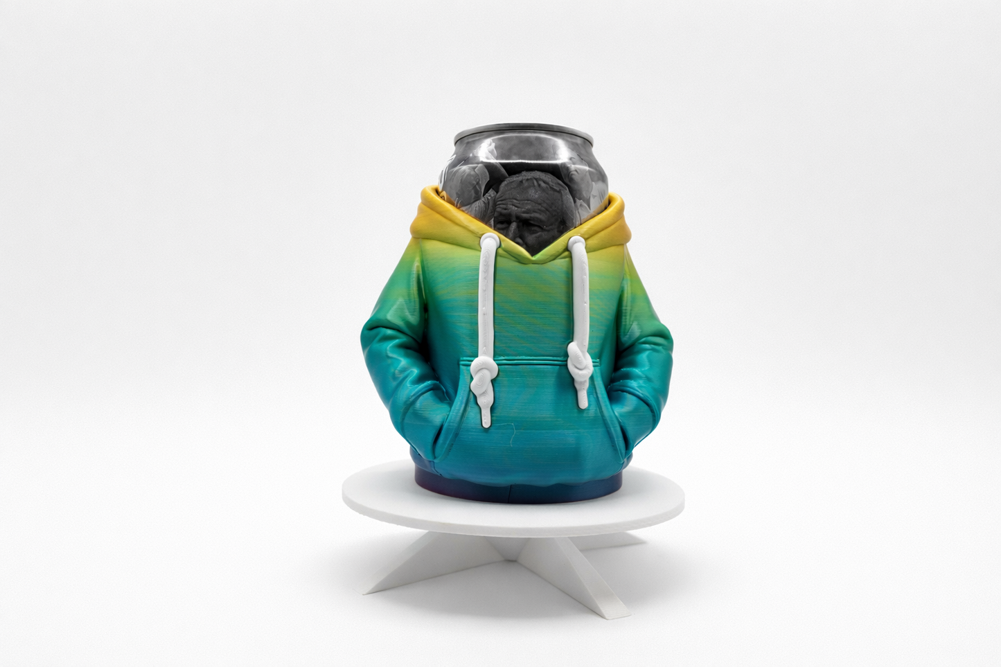 Mini Hoodie Can Sleeve – Rainbow Edition